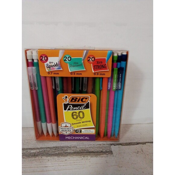 Bic Mechanical Pencils 60 Pack Sparkle / Extra Strong/Extra Precision New... - Picture 8 of 9